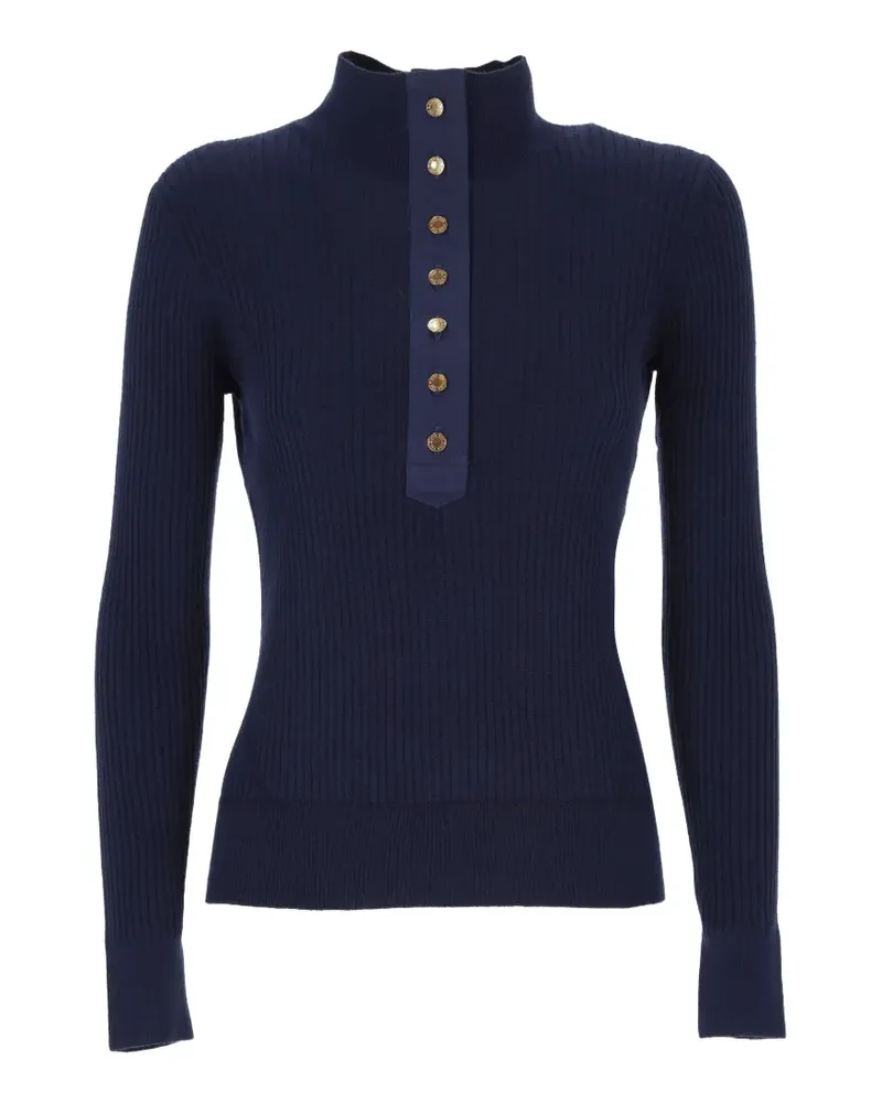 Rag & Bone Lucy ribbed-knit button-down sweater - Blau Blau