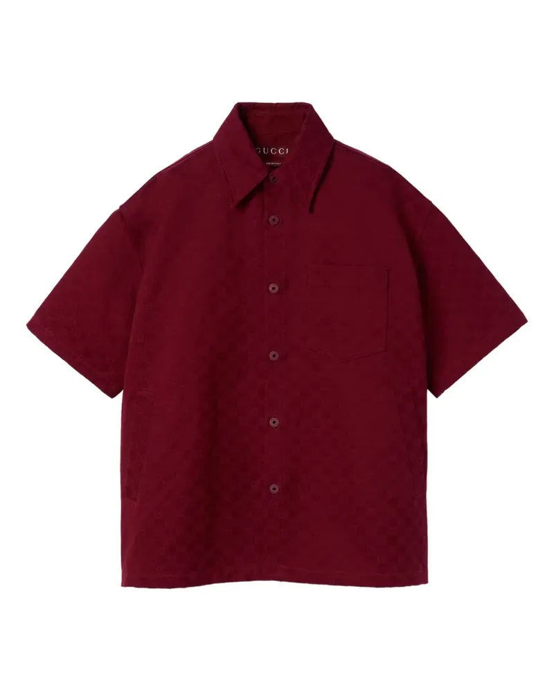 Gucci Hemd mit Monogramm - Rot Rot