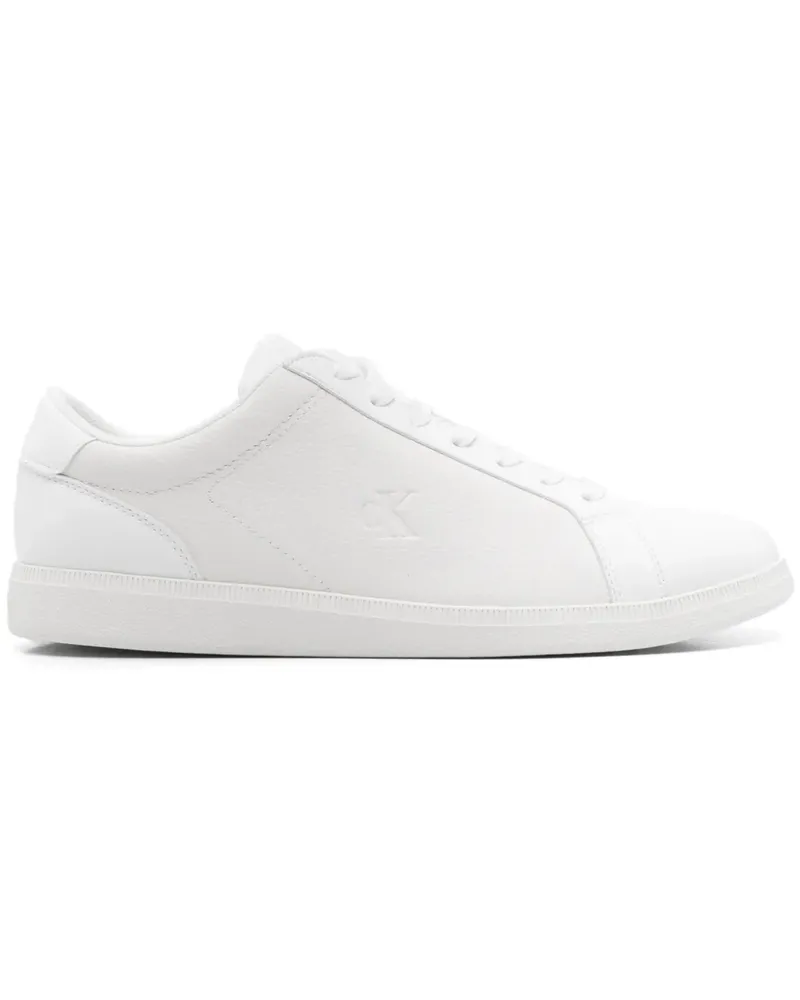 Calvin Klein Sneakers mit Logo-Prägung - Weiß Weiß