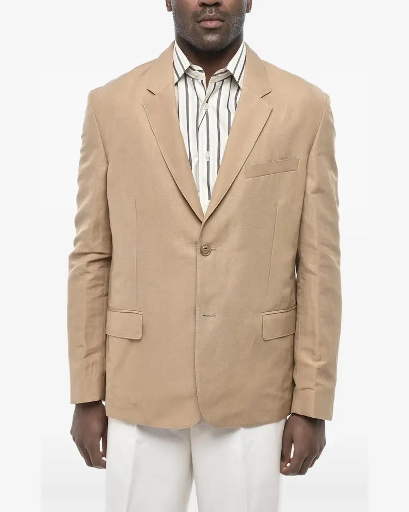Givenchy Einreihiges Sakko mit Klappentasche - Nude Nude