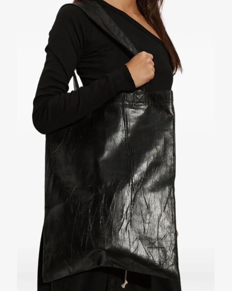 DRKSHDW by Rick Owens Beschichtete Tote Bag - Schwarz Schwarz