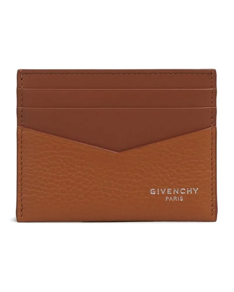 Givenchy grained-leather card holder - Braun Braun