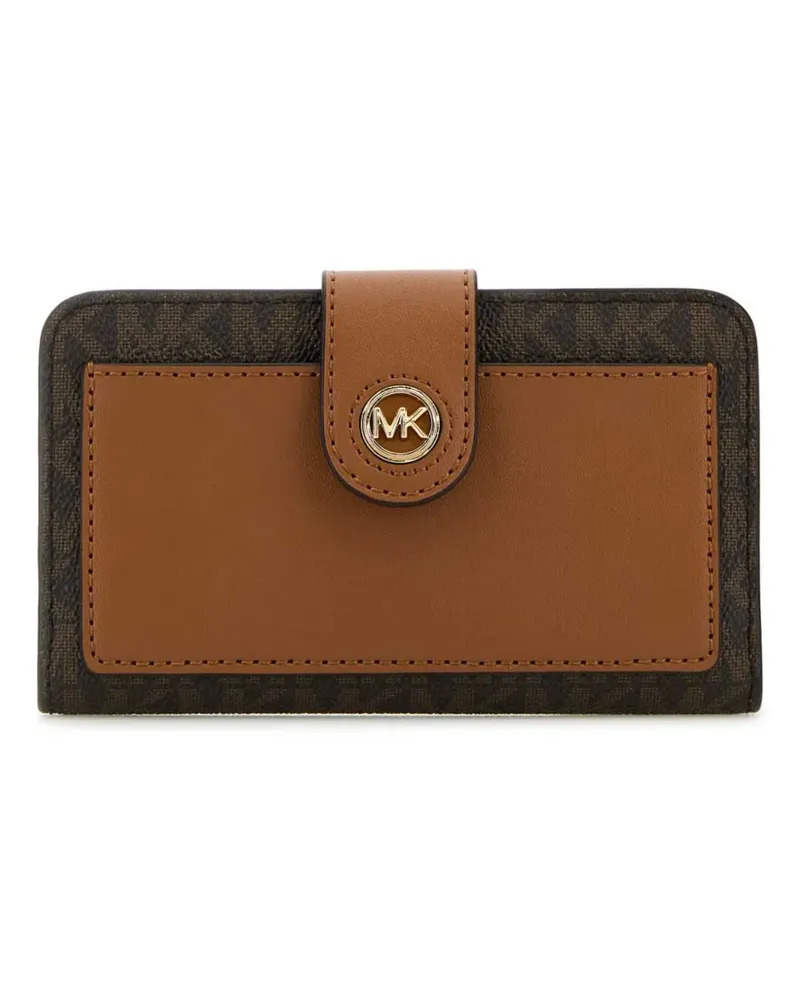 Michael Kors Portemonnaie mit Monogramm - Braun Braun
