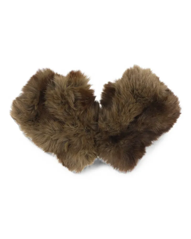APPARIS Ariel fingerless gloves - Braun Braun