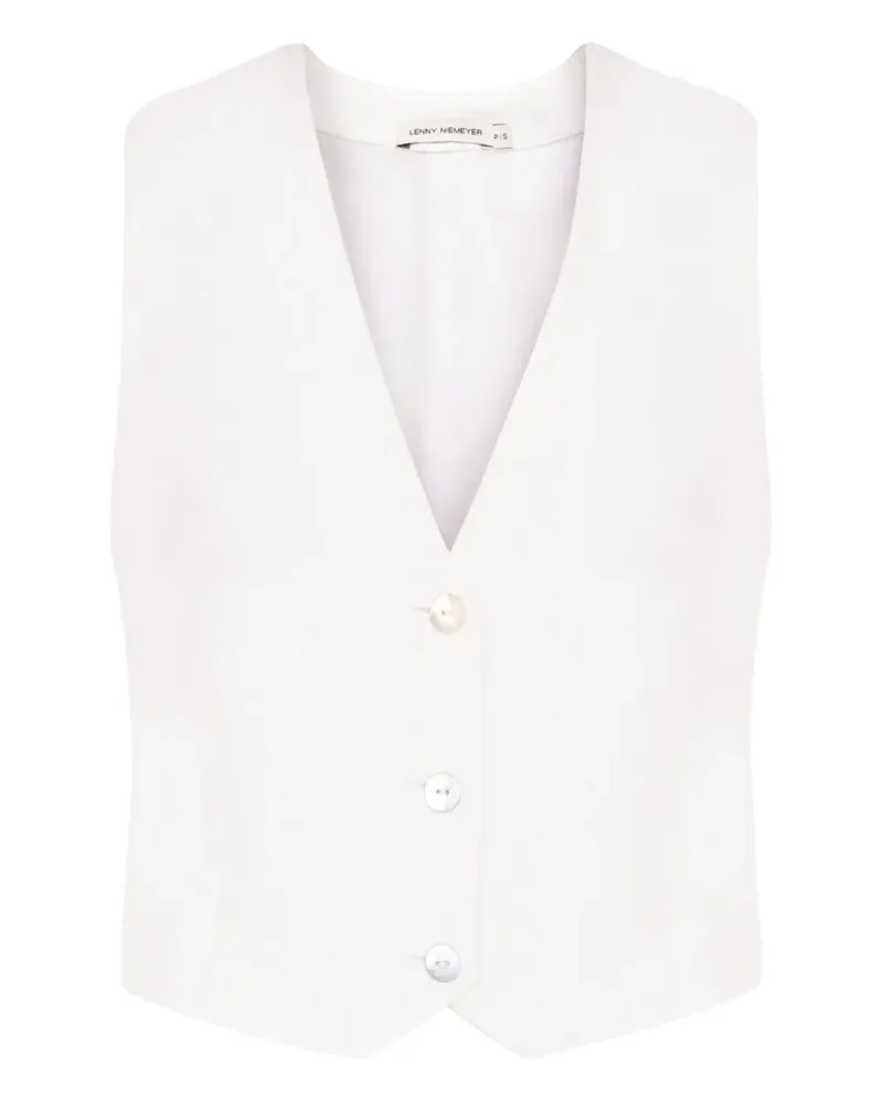 Lenny Niemeyer Weste mit Knopfverschluss - Weiß Weiß