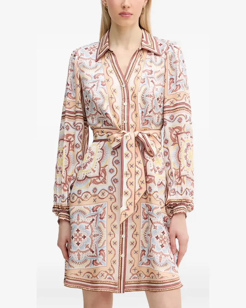 Hale Bob Arlo Minikleid mit Paisley-Print - Nude Nude