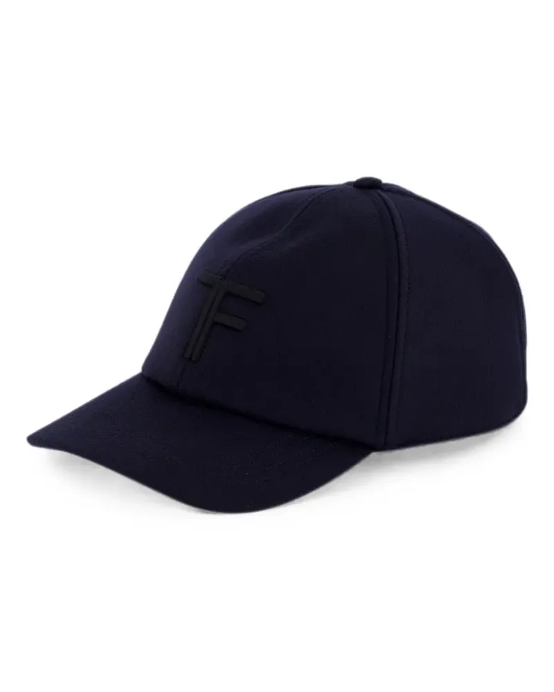 Tom Ford logo-embroidered baseball cap - Blau Blau