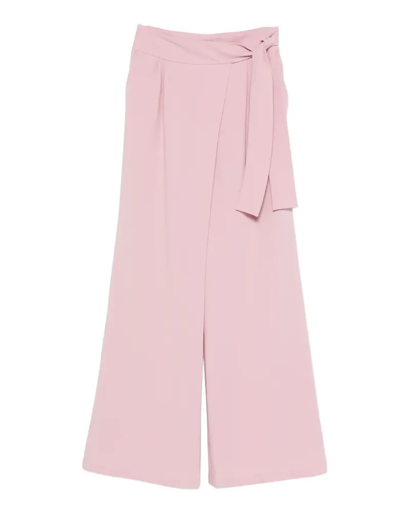 XACUS Samantha belted palazzo pants - Rosa Rosa