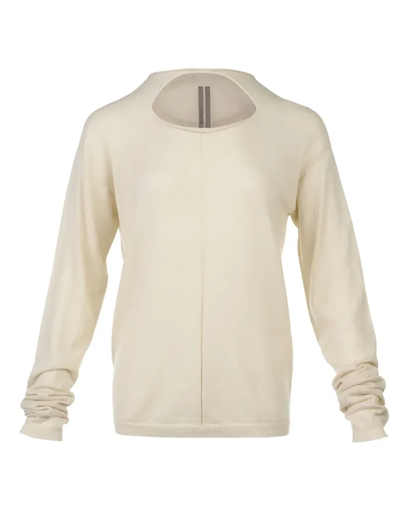 Rick Owens cut-out detail sweater - Nude Nude