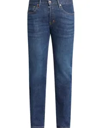 Tom Ford Halbhohe Straight-Leg-Jeans Blau