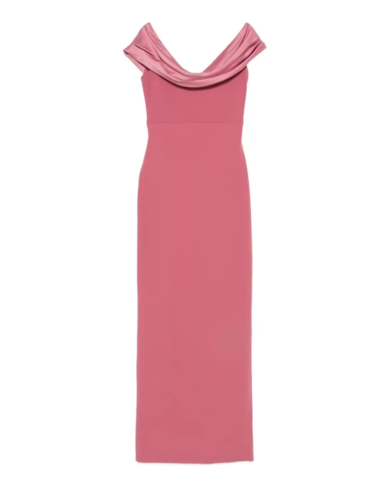 Solace London Adele off-shoulder maxi dress - Rosa Rosa