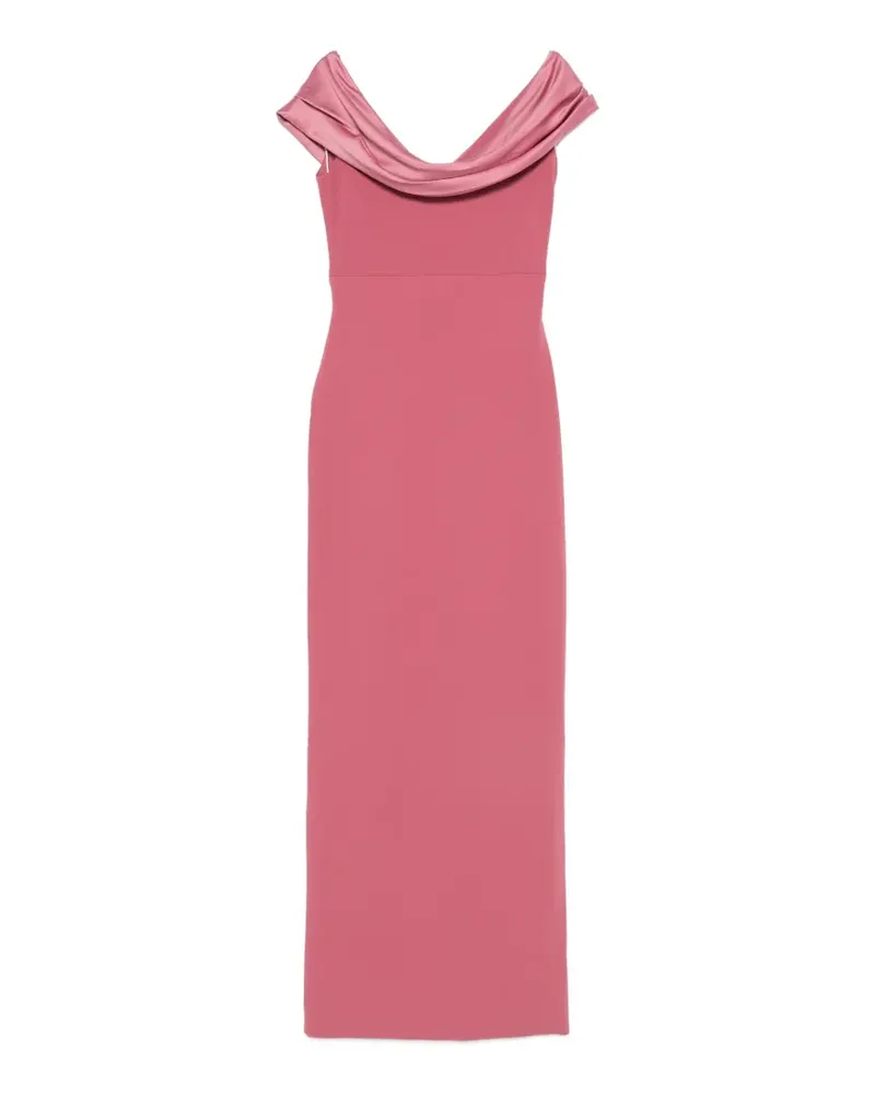 Solace London Adele off-shoulder maxi dress - Rosa Rosa