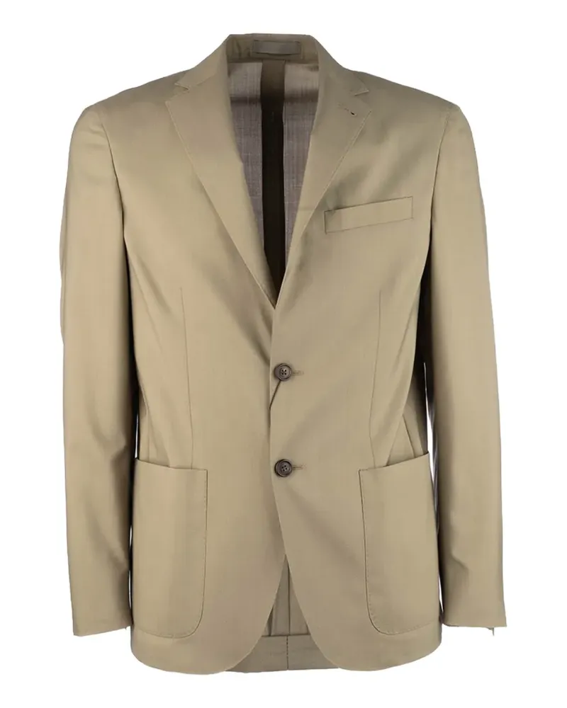 Corneliani single-breasted blazer - Nude Nude