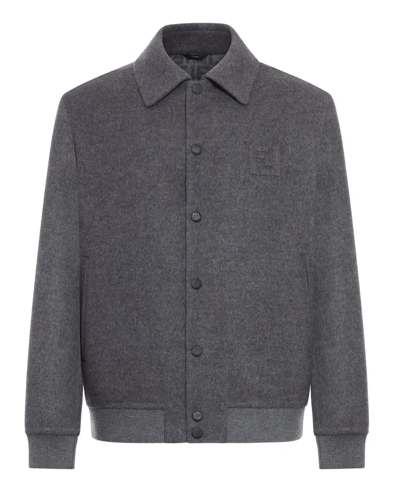 Fendi buttoned wool jacket - Grau Grau