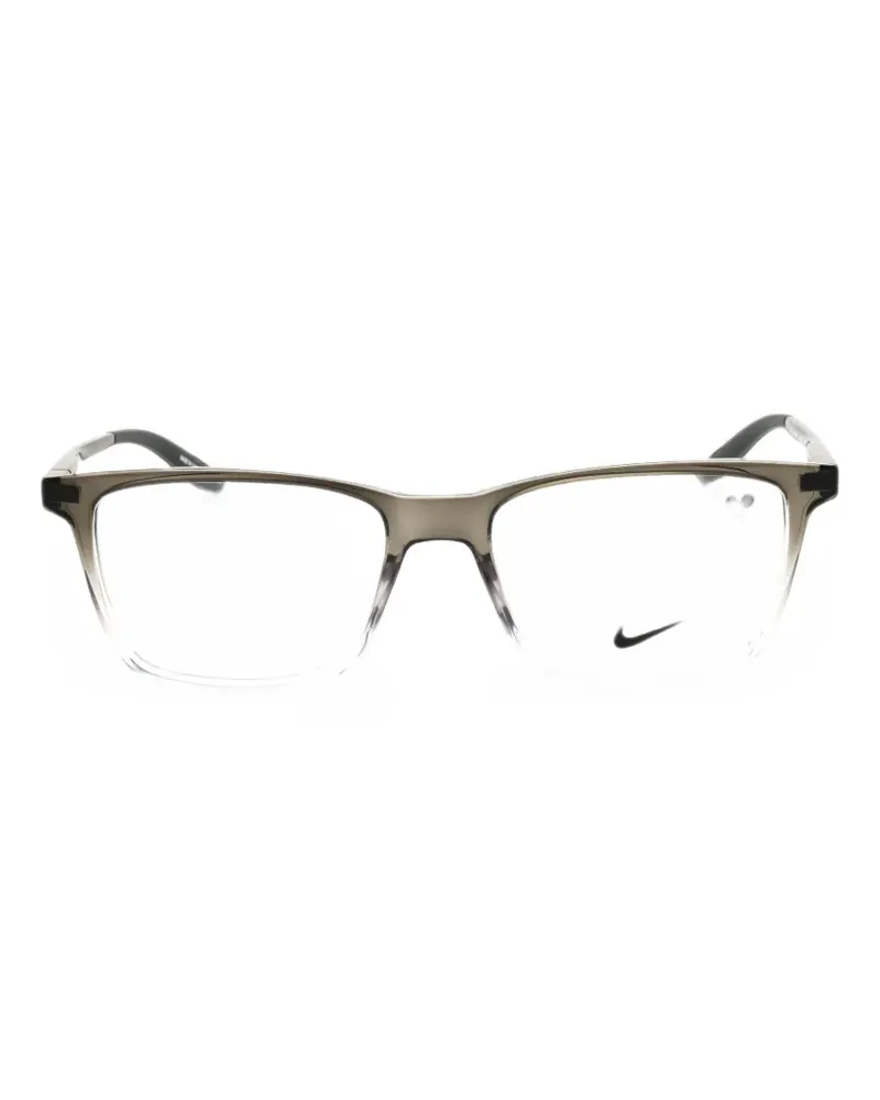 Nike rectangle-frame glasses - Grau Grau