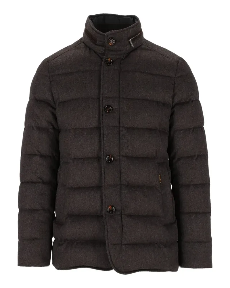 MOORER Nolde-LS9 quilted padded jacket - Braun Braun