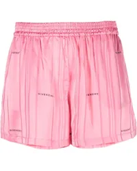 Givenchy Shorts aus Satin Rosa