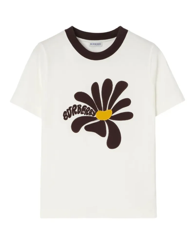 Burberry daisy cotton T-shirt - Weiß Weiß