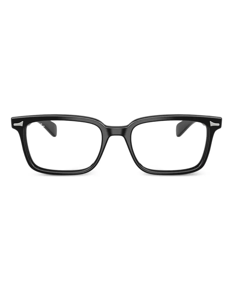 Ray Ban Brunel Brille mit eckigem Gestell - Schwarz Schwarz