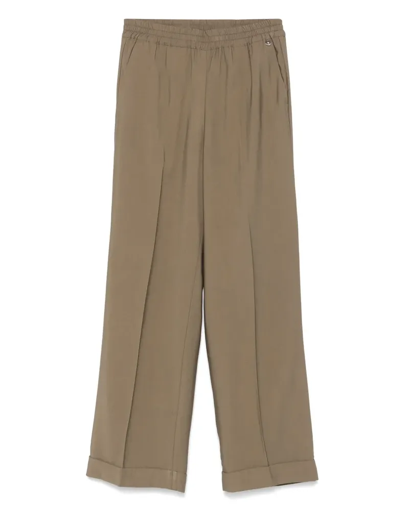 Liu Jo Hose mit Bügelfalten - Grün Grün