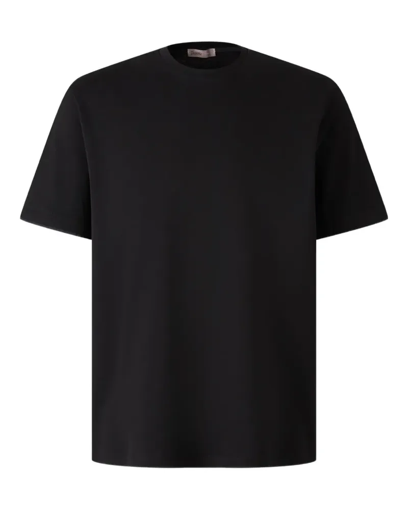 Herno T-Shirt mit Rundhalsausschnitt - Schwarz Schwarz