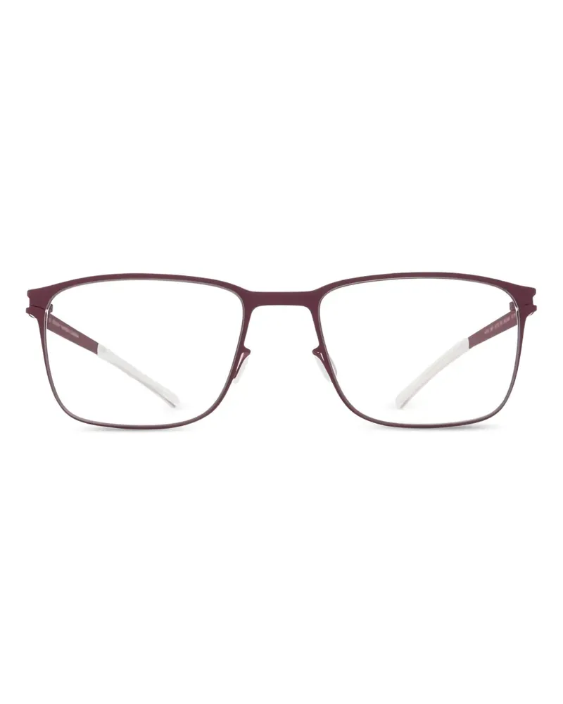 Mykita Brille mit eckigem Gestell - Rot Rot