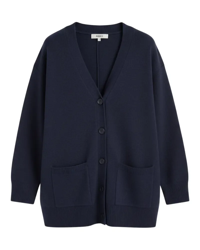 Chinti & Parker Geknöpfter Cardigan mit aufgesetzten Taschen - Blau Blau