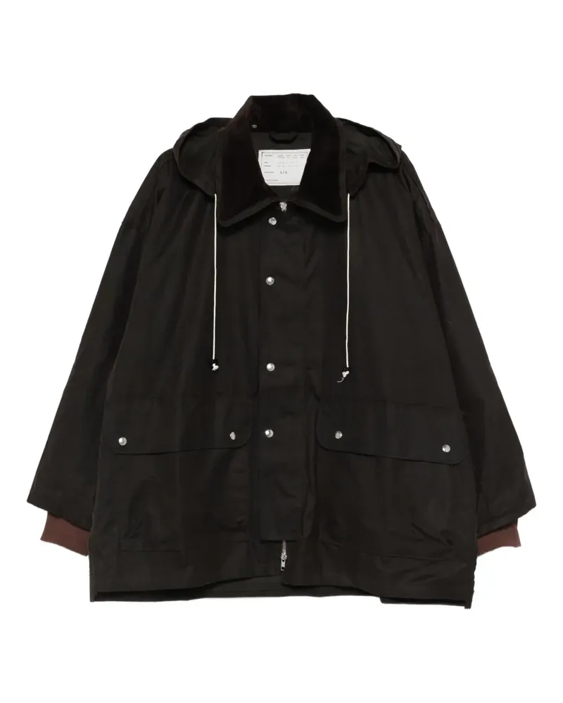 Camiel Fortgens Windbreaker mit Kordelzug - Braun Braun