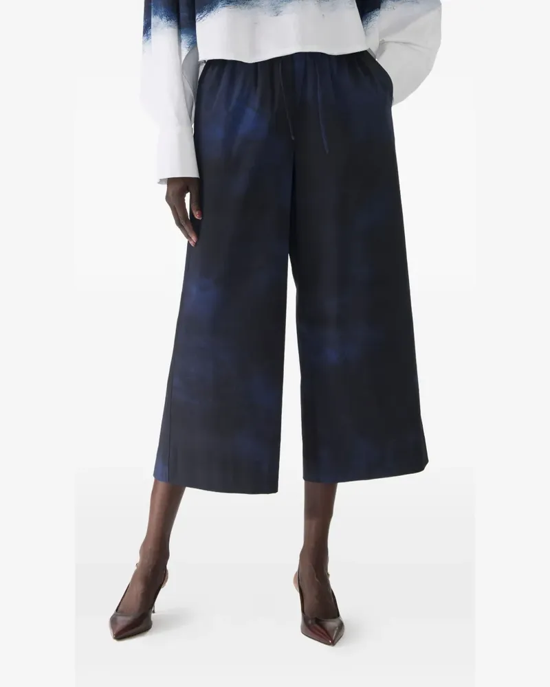 Jason Wu Hose mit Batik-Print - Blau Blau
