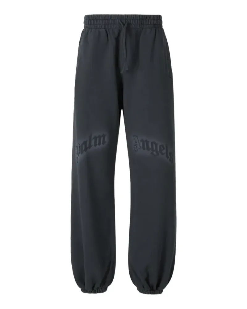 Palm Angels logo-embroidered track pants - Grau Grau