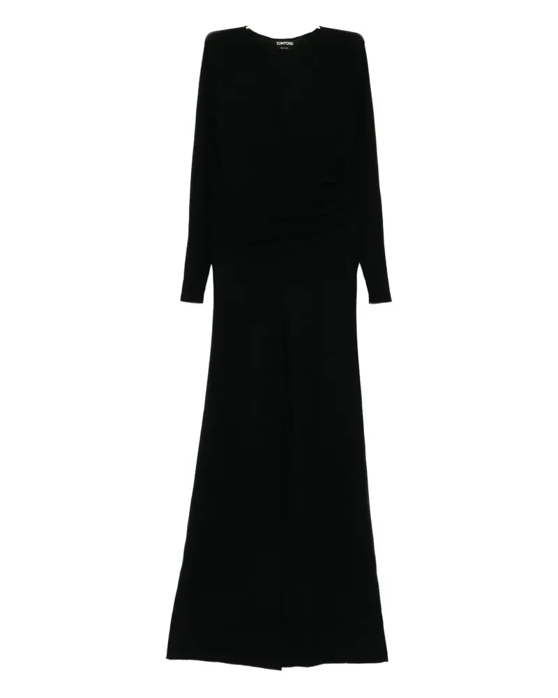 Tom Ford Jumpsuit aus Wolle - Schwarz Schwarz