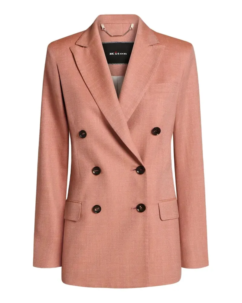 Kiton Doppelreihiges Sakko - Rosa Rosa