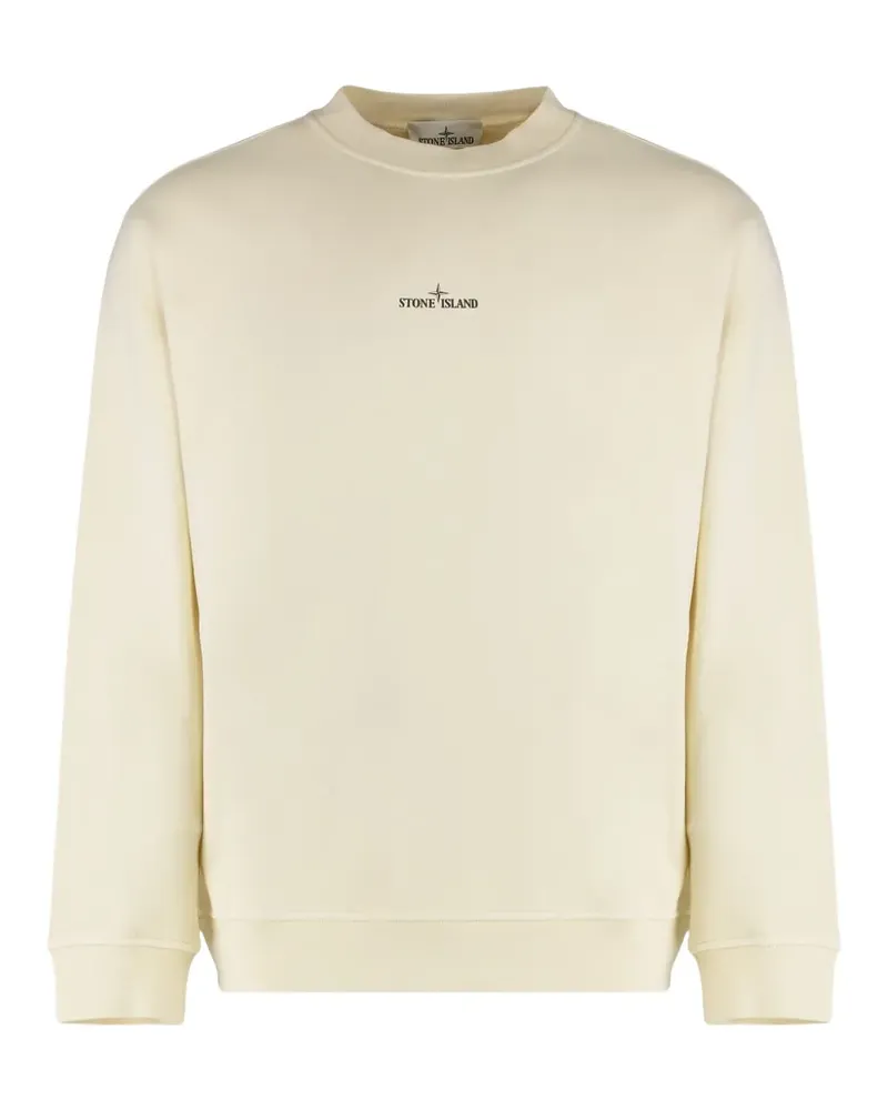 Stone Island logo-print sweatshirt - Nude Nude