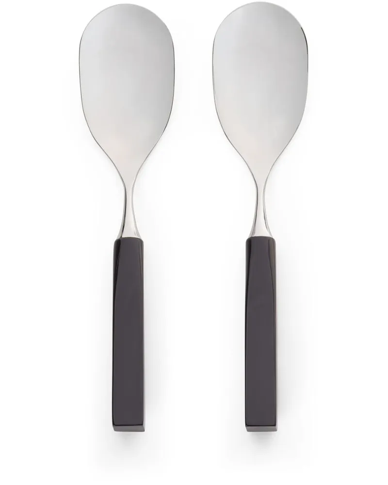 Brunello Cucinelli Löffel aus Stahl (2er-Set) - Schwarz Schwarz