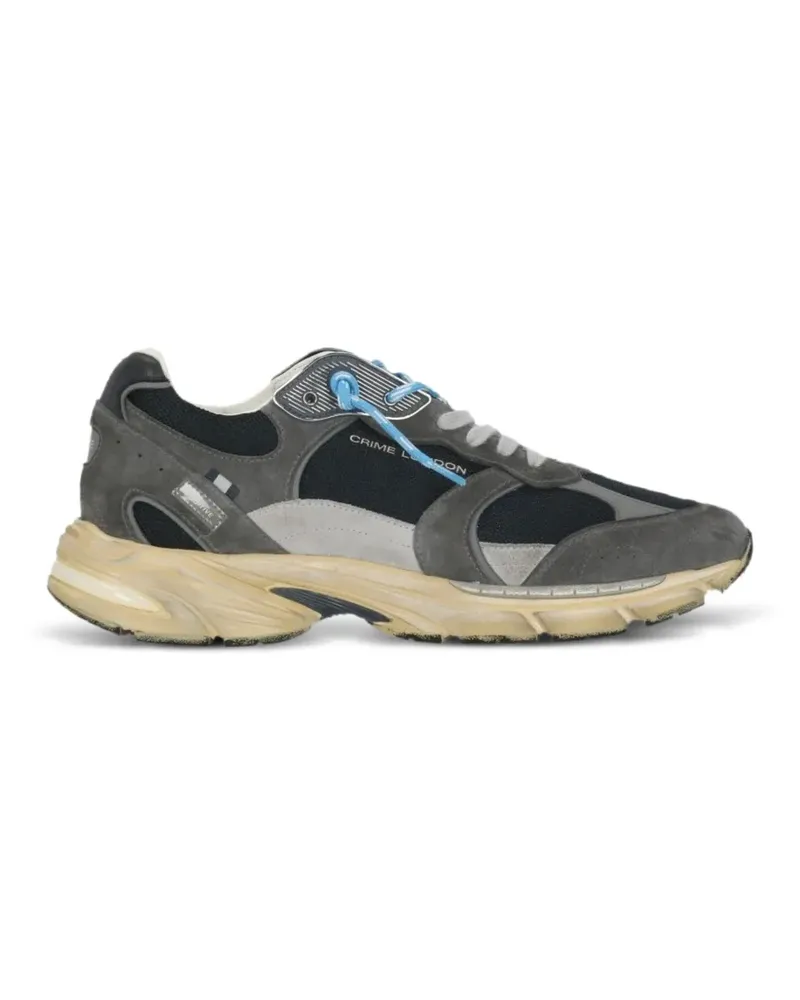 Crime Fugitive 9094 Sneakers mit Einsätzen - Grau Grau