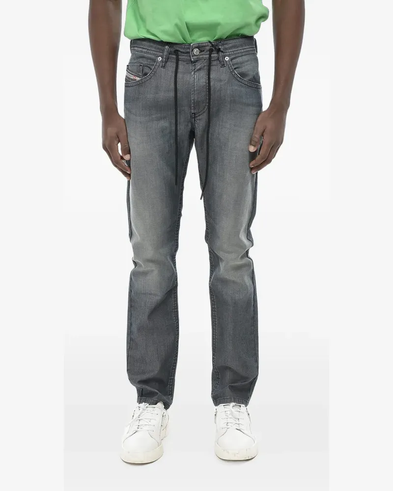 Diesel Schmale Thommer Joggjeans - Grau Grau