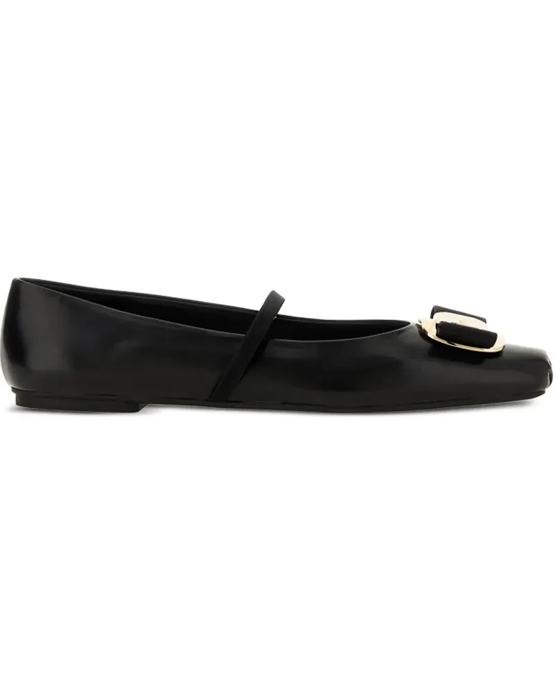 Ferragamo New Vara Ballerinas - Schwarz Schwarz