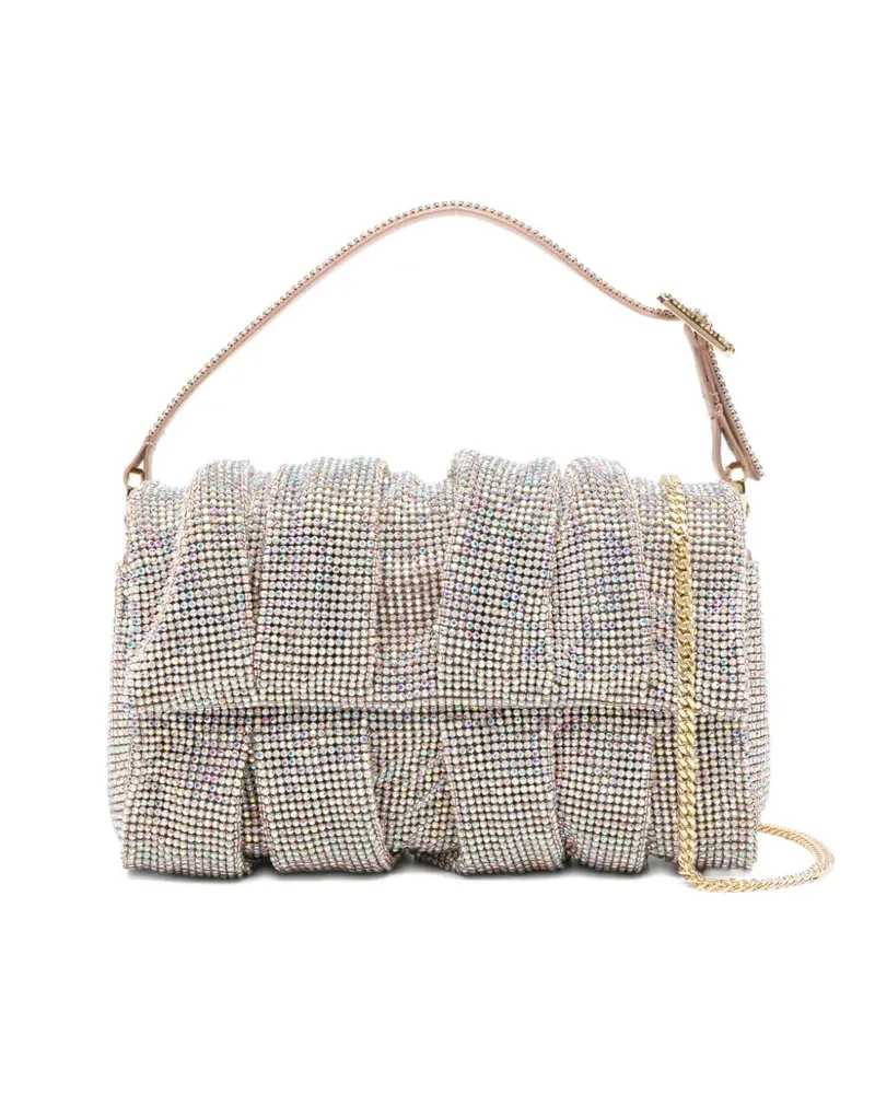Benedetta Bruzziches Kristallverzierter Shopper - Silber Silber