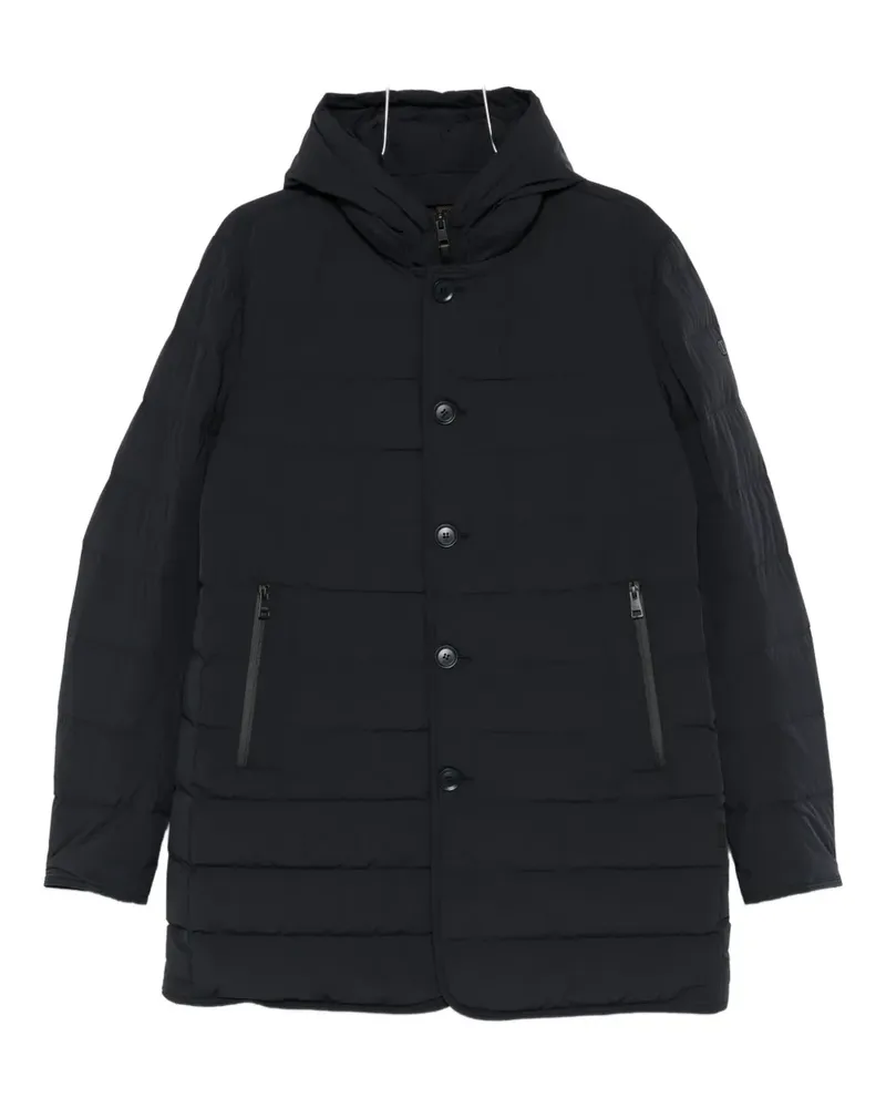 DUNO hooded quilted jacket - Blau Blau