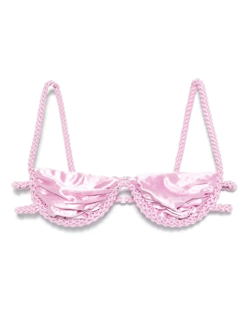 Isa Boulder Fullchain Bikinioberteil - Rosa Rosa