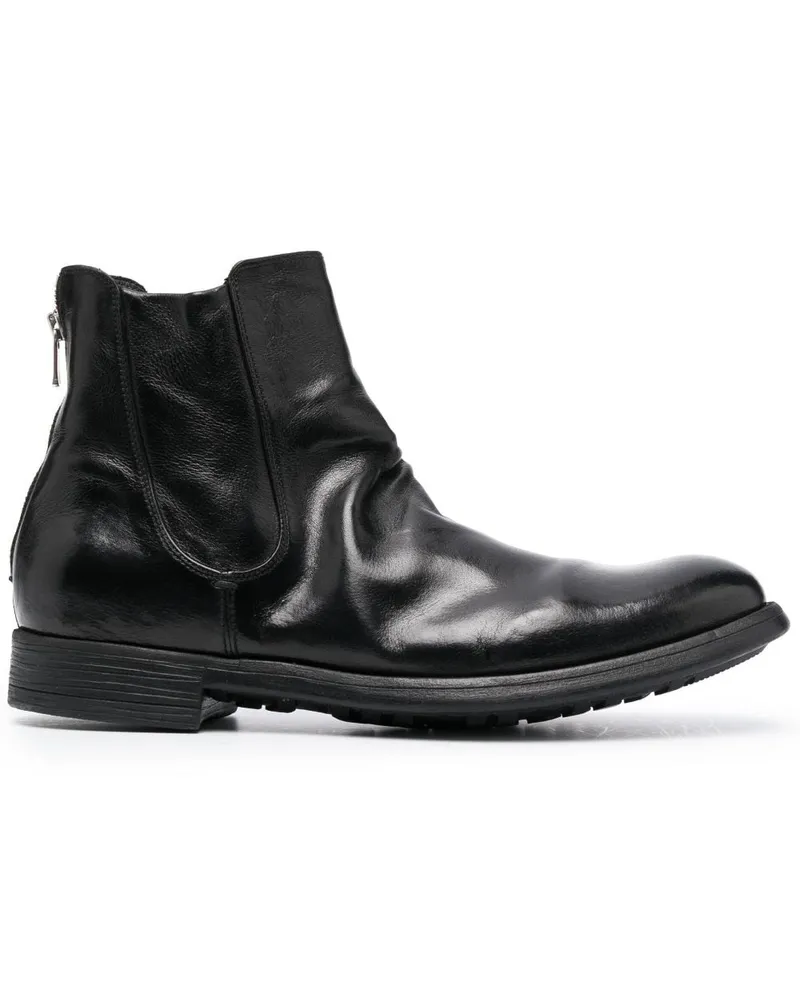 Officine Creative Italia Stiefel mit Reißverschluss - Schwarz Schwarz