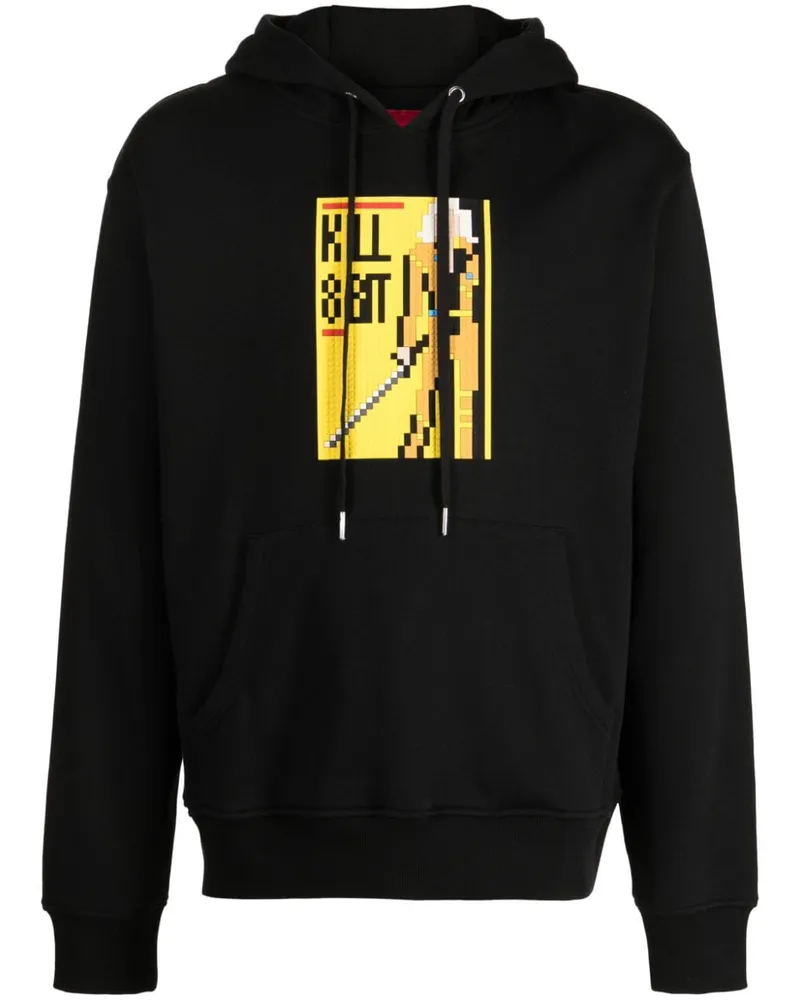 Mostly Heard Rarely Seen Hoodie mit Kill 8Bit-Print - Schwarz Schwarz