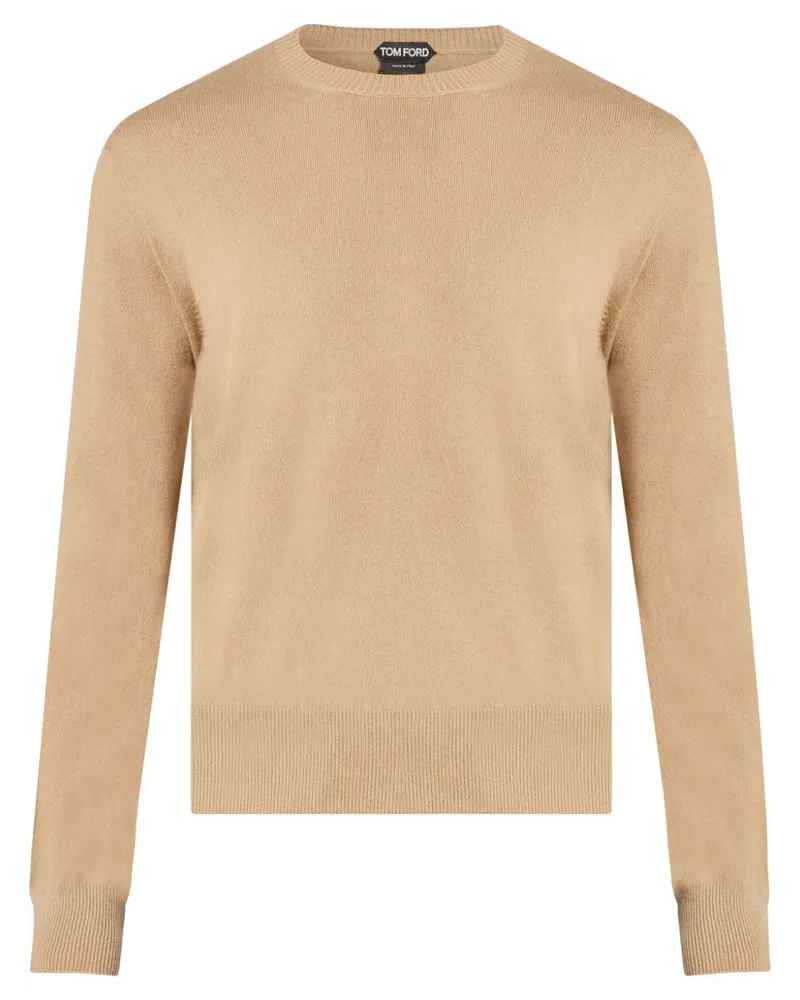 Tom Ford Gestrickter Kaschmirpullover - Nude Nude