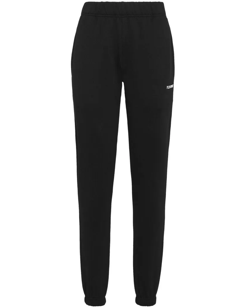 Philipp Plein Jogginghose mit Logo-Print - Schwarz Schwarz
