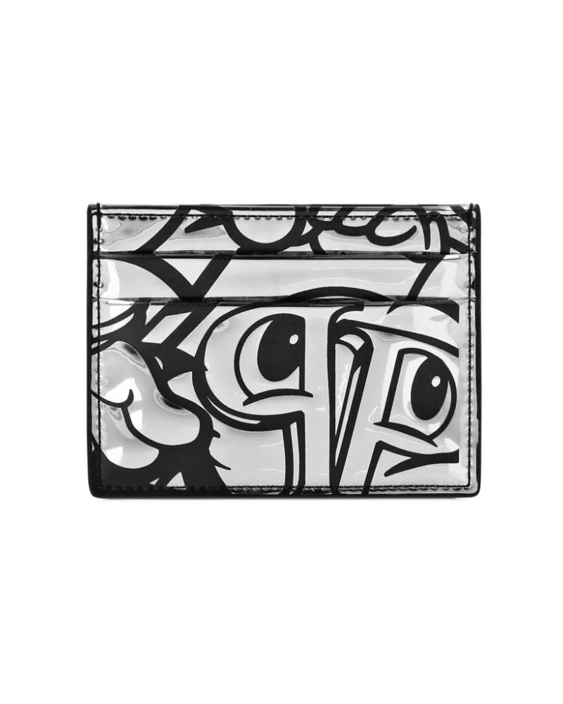 Philipp Plein Smile Kartenetui - Grau Grau