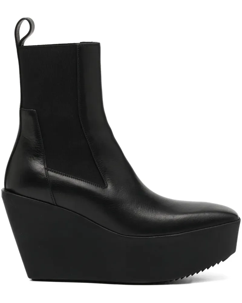Rick Owens Beatle Stiefel 110mm - Schwarz Schwarz
