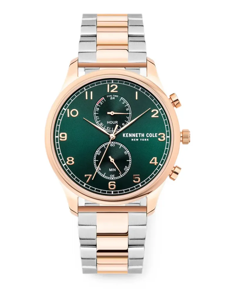 Kenneth Cole Runde Armbanduhr 42mm - Grün Grün
