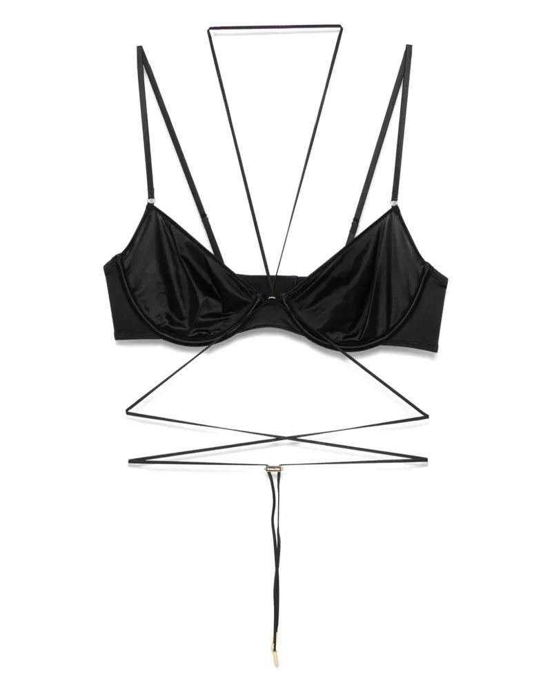 Maison Close French Kiss BH - Schwarz Schwarz
