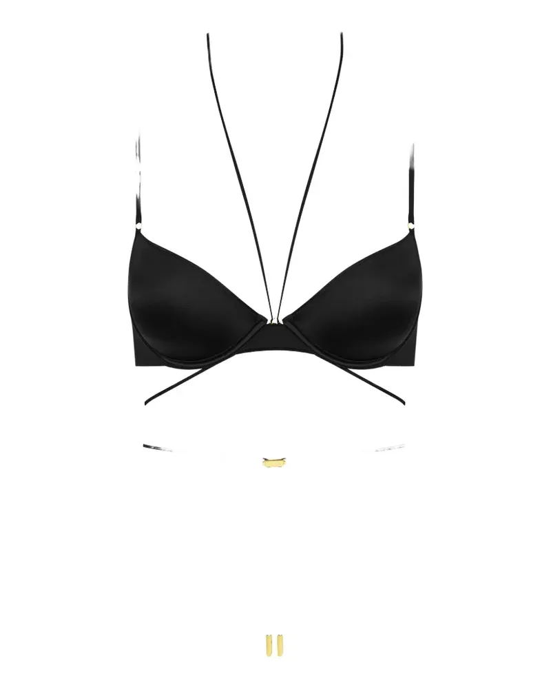 Maison Close French Kiss BH - Schwarz Schwarz