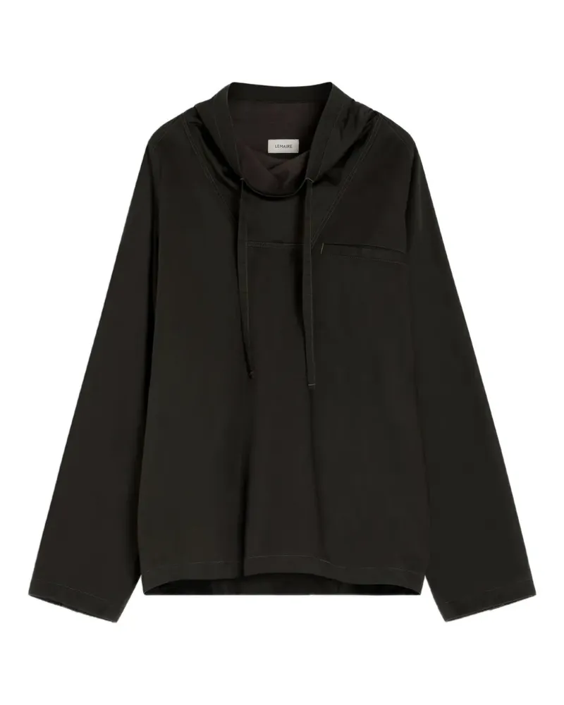 Christophe Lemaire Sweatshirt mit Stehkragen - Braun Braun